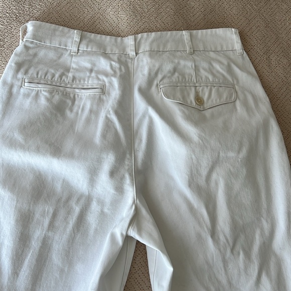 AYR Metropolitan Cotton Pleated Pant in Basmati White - Picture 8 of 10